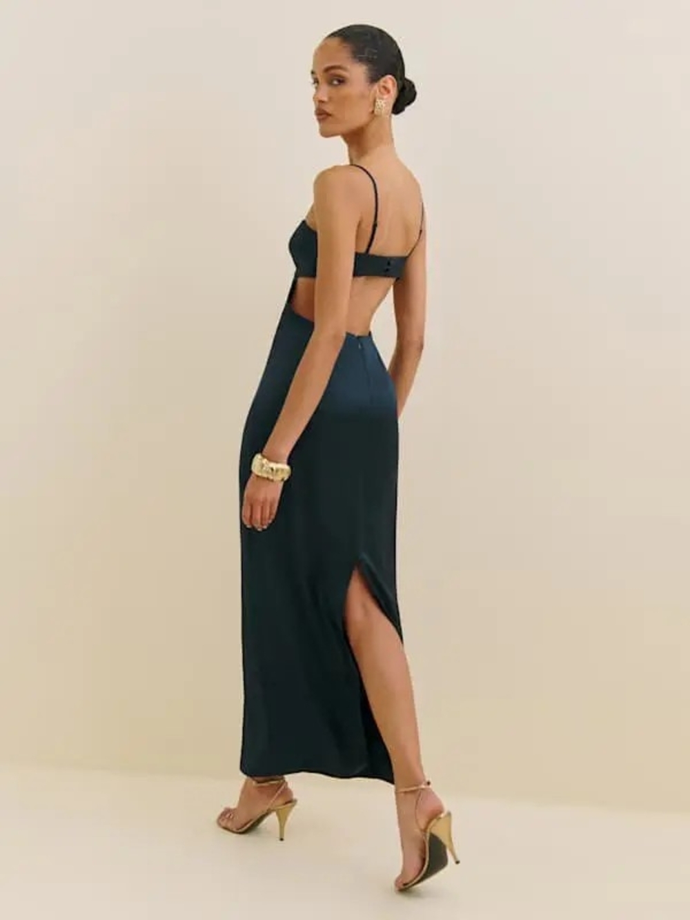 Jane Satin Dress - Reformation